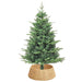 Guler pentru Pomul de Crăciun Rotund Maro 75 x 75 x 25 cm - WALTI WALTI