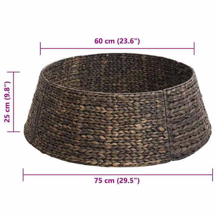 Guler pentru Pomul de Crăciun Rotund Negru 75 x 75 x 25 cm - WALTI WALTI