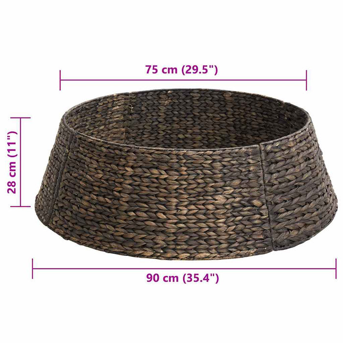 Guler pentru Pomul de Crăciun Rotund Negru 90 x 90 x 28 cm - WALTI WALTI