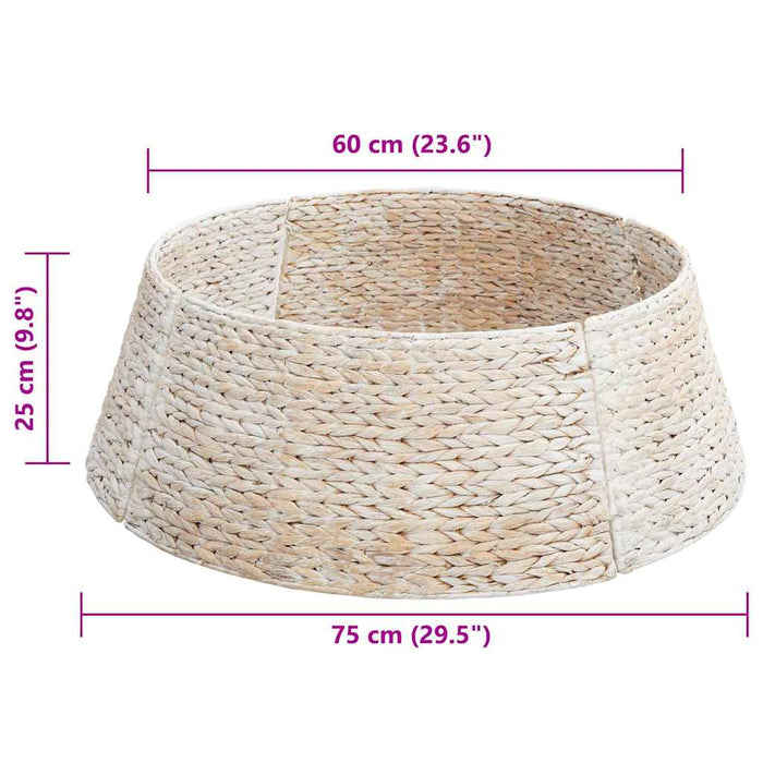 Guler pentru Pomul de Crăciun Rotund Alb 75 x 75 x 25 cm - WALTI WALTI