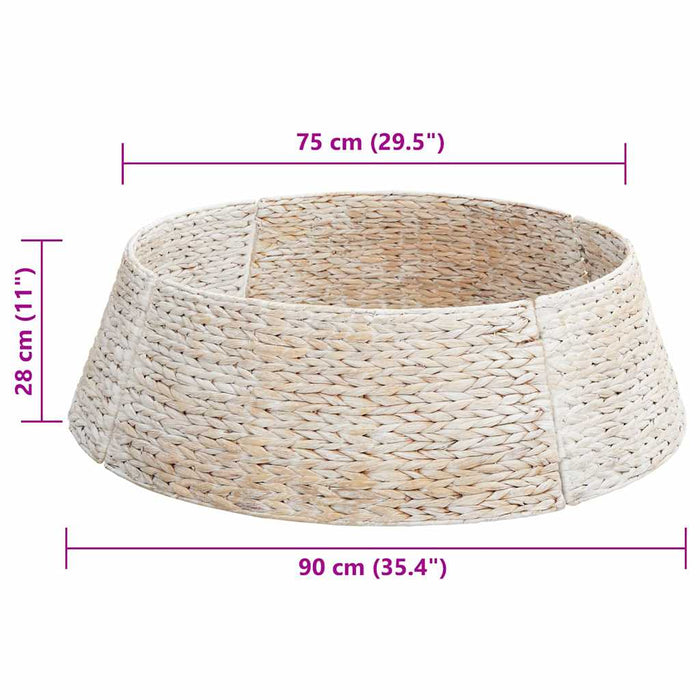 Guler pentru Pomul de Crăciun Rotund Alb 90 x 90 x 28 cm - WALTI WALTI