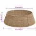 Guler pentru Pomul de Crăciun Rotund natural 90 x 90 x 28 cm - WALTI WALTI