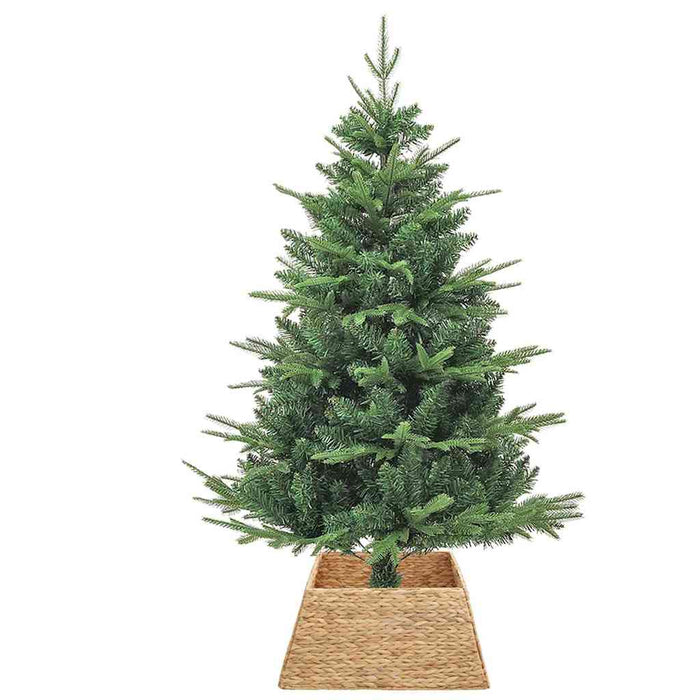 Guler pentru Pomul de Crăciun Pătrat Maro 60 x 60 x 28 cm - WALTI WALTI