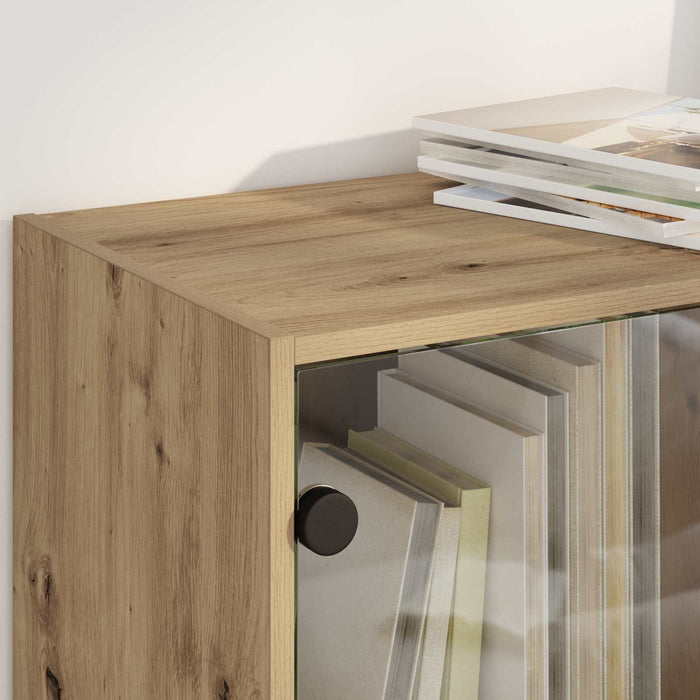 Bufet Stejar Artizanal 68 x 37 x 142 cm Lemn compozit - WALTI WALTI