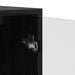 Bufet Stejar Negru 68 x 37 x 142 cm Lemn compozit - WALTI WALTI