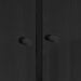 Bufet Stejar Negru 68 x 37 x 142 cm Lemn compozit - WALTI WALTI