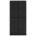 Bufet Stejar Negru 68 x 37 x 142 cm Lemn compozit - WALTI WALTI