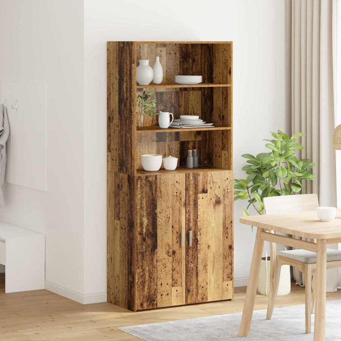 Bufet Lemn Vechi 80 x 42,5 x 185 cm Lemn compozit - WALTI WALTI