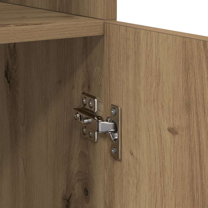 Bufet Stejar Artizanal 80 x 42,5 x 185 cm Lemn compozit - WALTI WALTI