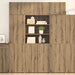 Bufet Stejar Artizanal 80 x 42,5 x 185 cm Lemn compozit - WALTI WALTI