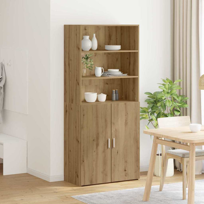 Bufet Stejar Artizanal 80 x 42,5 x 185 cm Lemn compozit - WALTI WALTI