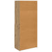 Bufet Stejar Artizanal 80 x 42,5 x 185 cm Lemn compozit - WALTI WALTI
