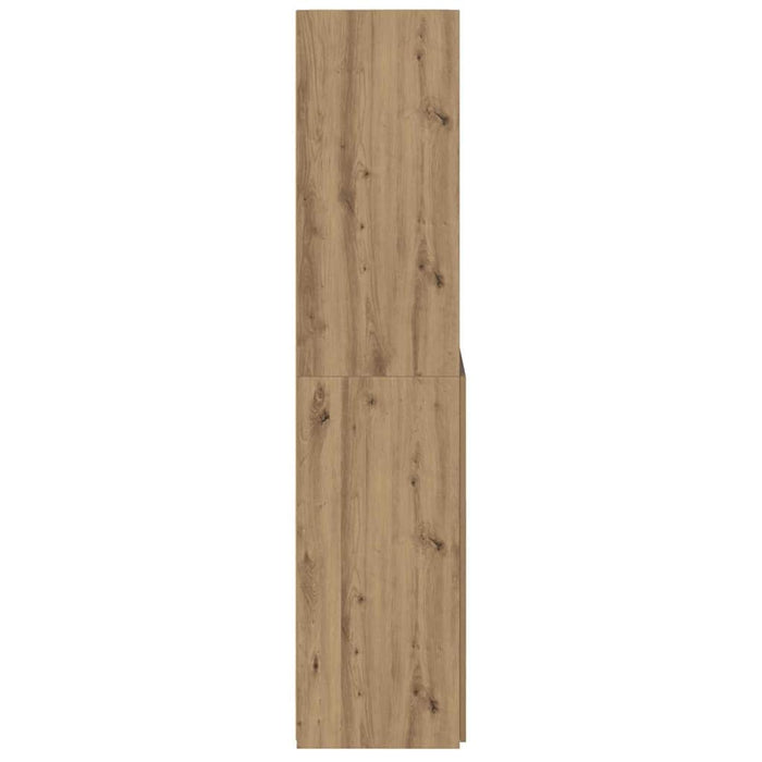 Bufet Stejar Artizanal 80 x 42,5 x 185 cm Lemn compozit - WALTI WALTI