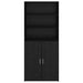 Bufet Stejar Negru 80 x 42,5 x 185 cm Lemn compozit - WALTI WALTI