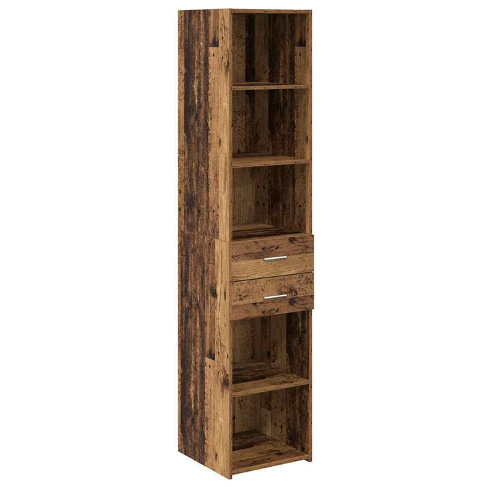 Bufet cu sertar Lemn Vechi 40 x 42,5 x 185 cm Lemn compozit - WALTI WALTI