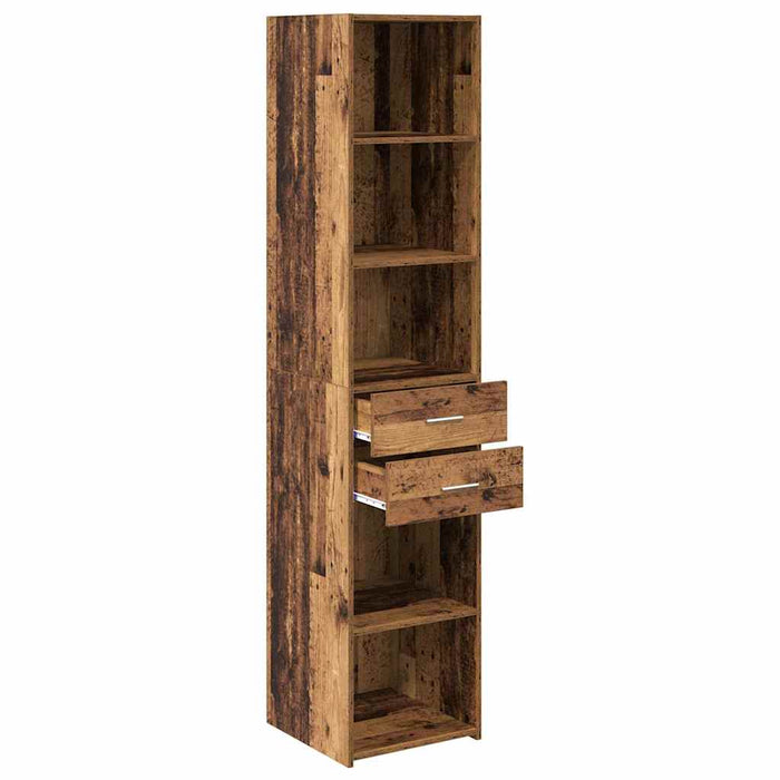 Bufet cu sertar Lemn Vechi 40 x 42,5 x 185 cm Lemn compozit - WALTI WALTI