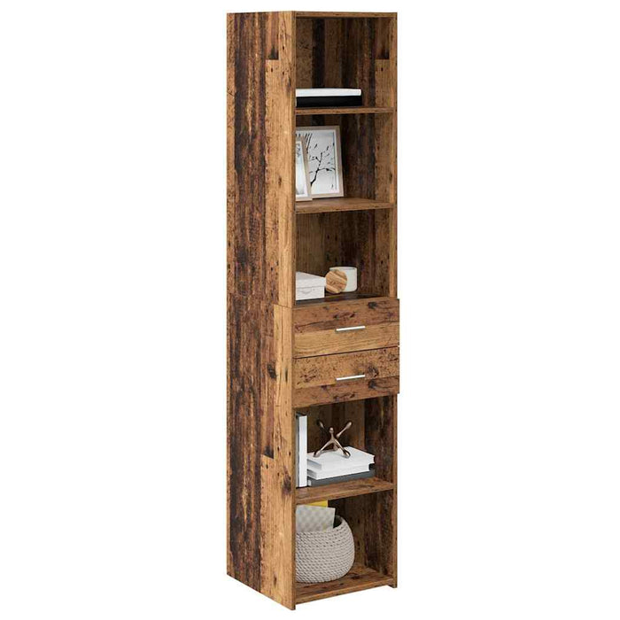 Bufet cu sertar Lemn Vechi 40 x 42,5 x 185 cm Lemn compozit - WALTI WALTI
