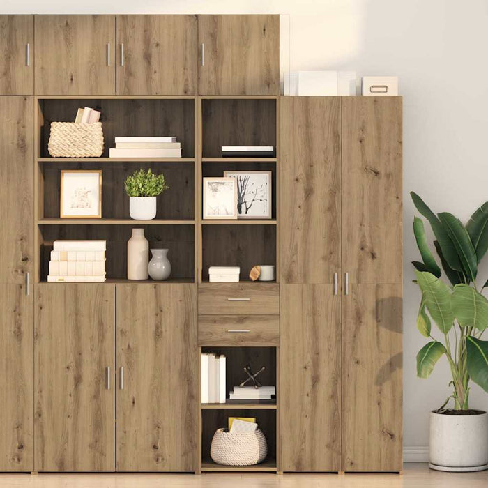 Bufet Stejar Artizanal 40 x 42,5 x 185 cm Lemn compozit - WALTI WALTI