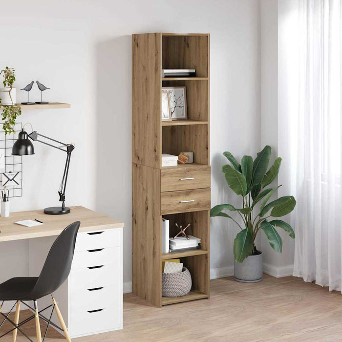 Bufet Stejar Artizanal 40 x 42,5 x 185 cm Lemn compozit - WALTI WALTI