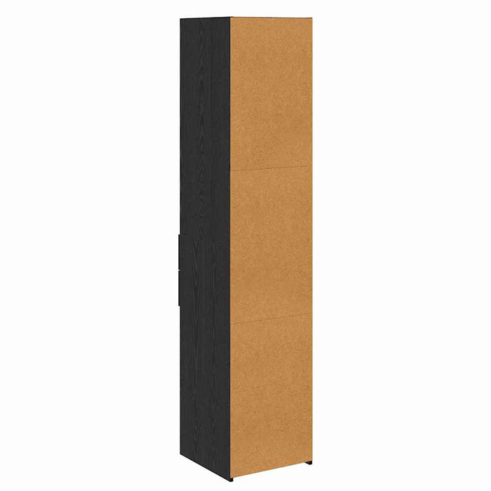 Bufet cu sertar Stejar Negru 40 x 42,5 x 185 cm Lemn compozit - WALTI WALTI