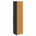 Bufet cu sertar Stejar Negru 40 x 42,5 x 185 cm Lemn compozit - WALTI WALTI