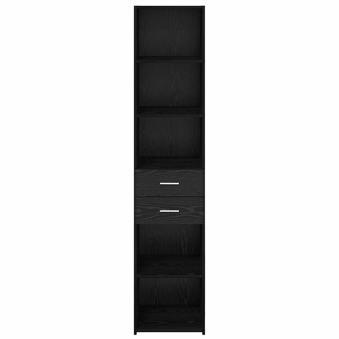 Bufet cu sertar Stejar Negru 40 x 42,5 x 185 cm Lemn compozit - WALTI WALTI