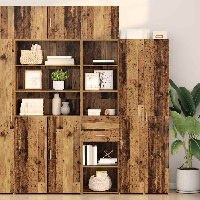 Bufet cu sertar Lemn Vechi 45 x 42,5 x 185 cm Lemn compozit - WALTI WALTI