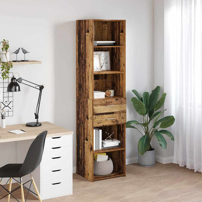 Bufet cu sertar Lemn Vechi 45 x 42,5 x 185 cm Lemn compozit - WALTI WALTI