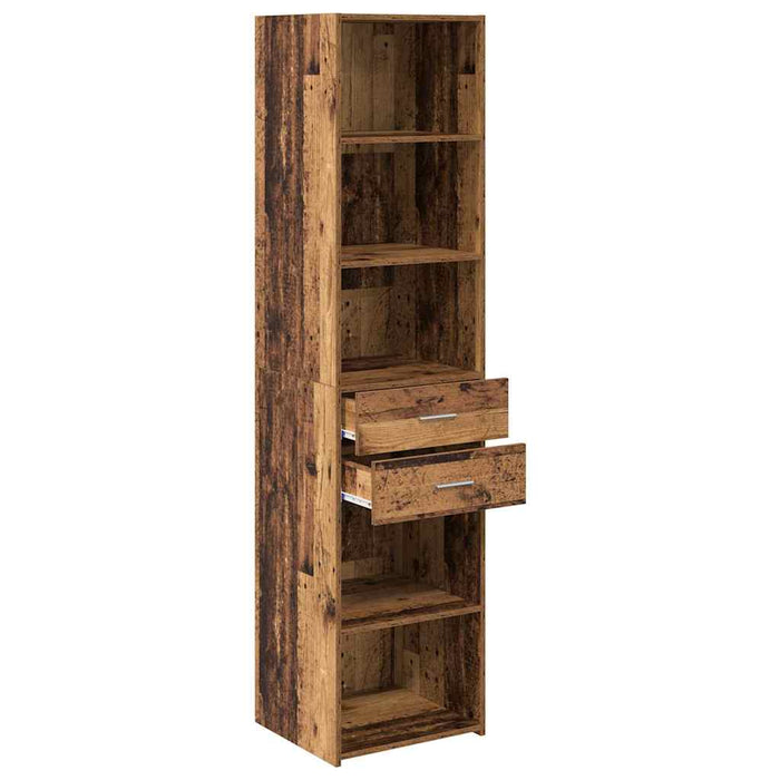 Bufet cu sertar Lemn Vechi 45 x 42,5 x 185 cm Lemn compozit - WALTI WALTI