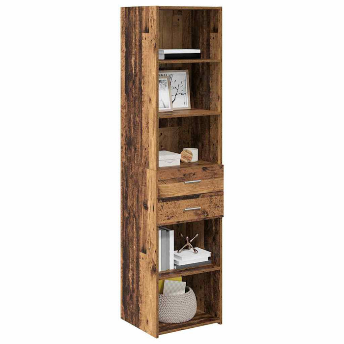 Bufet cu sertar Lemn Vechi 45 x 42,5 x 185 cm Lemn compozit - WALTI WALTI