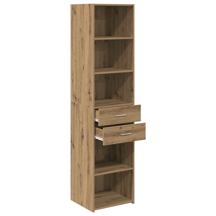 Bufet Stejar Artizanal 45 x 42,5 x 185 cm Lemn compozit - WALTI WALTI
