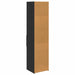 Bufet cu sertar Stejar Negru 45 x 42,5 x 185 cm Lemn compozit - WALTI WALTI