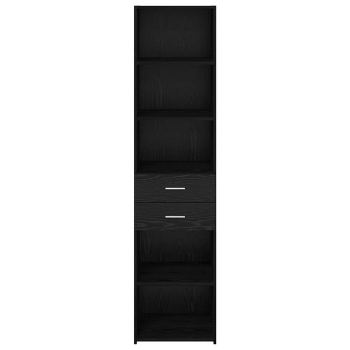 Bufet cu sertar Stejar Negru 45 x 42,5 x 185 cm Lemn compozit - WALTI WALTI