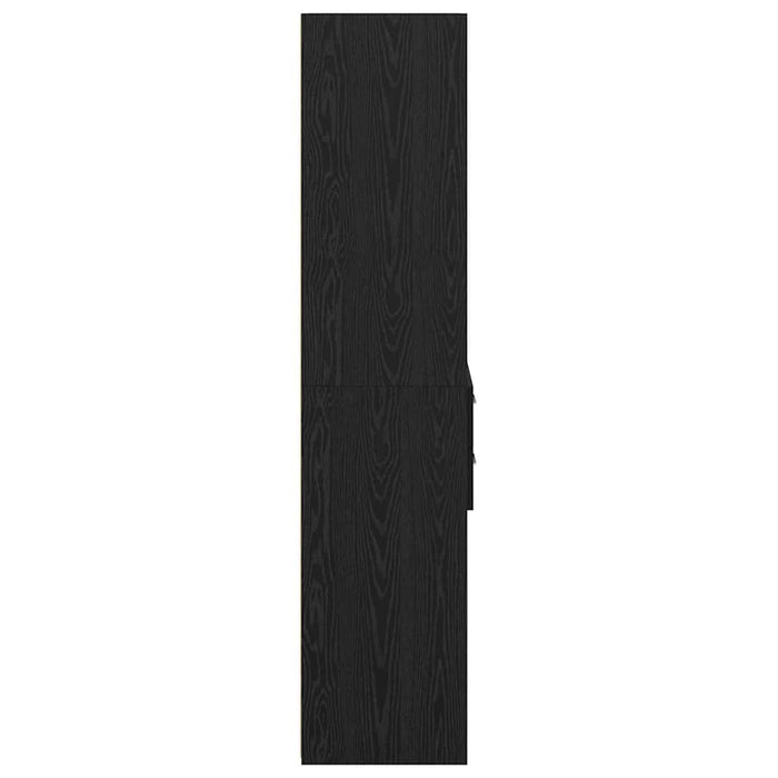 Bufet cu sertar Stejar Negru 45 x 42,5 x 185 cm Lemn compozit - WALTI WALTI
