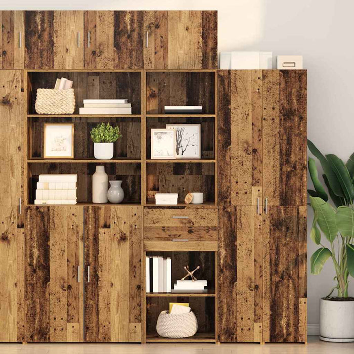 Bufet cu sertar Lemn Vechi 50 x 42,5 x 185 cm Lemn compozit - WALTI WALTI