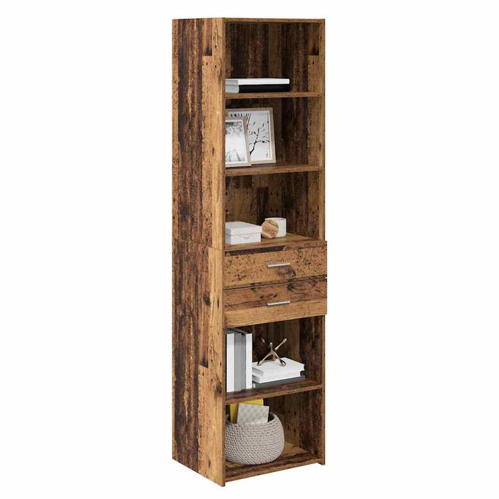 Bufet cu sertar Lemn Vechi 50 x 42,5 x 185 cm Lemn compozit - WALTI WALTI