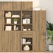 Bufet Stejar Artizanal 50 x 42,5 x 185 cm Lemn compozit - WALTI WALTI
