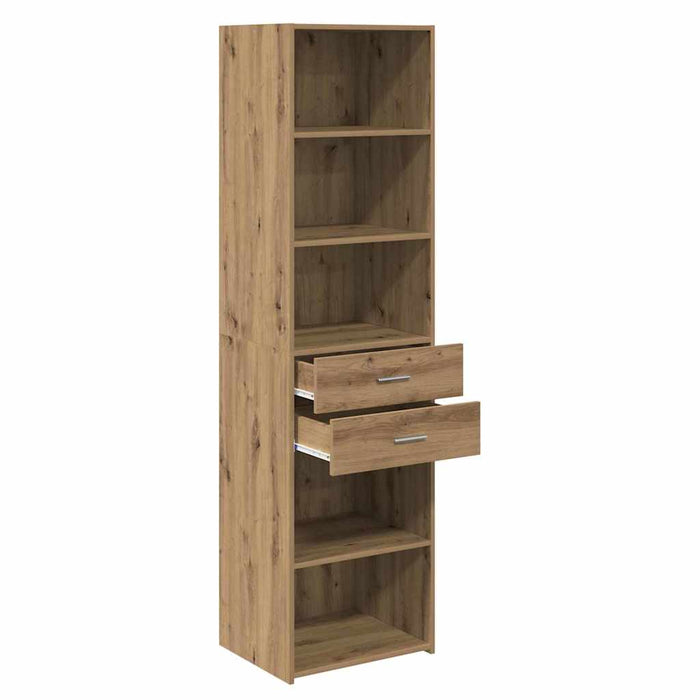 Bufet Stejar Artizanal 50 x 42,5 x 185 cm Lemn compozit - WALTI WALTI