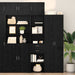 Bufet cu sertar Stejar Negru 50 x 42,5 x 185 cm Lemn compozit - WALTI WALTI