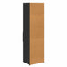 Bufet cu sertar Stejar Negru 50 x 42,5 x 185 cm Lemn compozit - WALTI WALTI