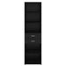 Bufet cu sertar Stejar Negru 50 x 42,5 x 185 cm Lemn compozit - WALTI WALTI