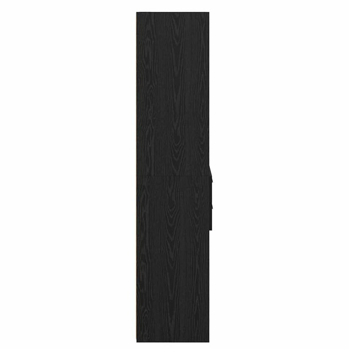 Bufet cu sertar Stejar Negru 50 x 42,5 x 185 cm Lemn compozit - WALTI WALTI