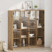 Bufet 2 pcs Stejar Artizanal 68 x 37 x 142 cm Lemn compozit - WALTI WALTI