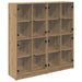 Bufet 2 pcs Stejar Artizanal 68 x 37 x 142 cm Lemn compozit - WALTI WALTI