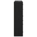 Bufet 2 pcs Stejar Negru 68 x 37 x 142 cm Lemn compozit - WALTI WALTI