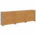 Bufeturi 3 pcs Lemn Vechi 210 x 35,5 x 67,5 cm Lemn compozit - WALTI WALTI