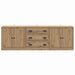 Bufeturi 3 pcs Lemn Vechi 210 x 35,5 x 67,5 cm Lemn compozit - WALTI WALTI