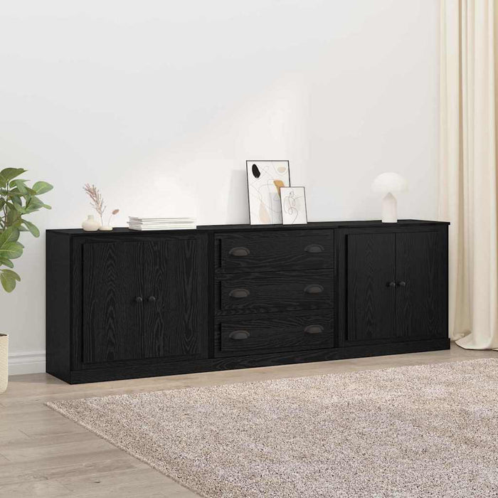 Bufeturi cu sertar 3 pcs Stejar Artizanal 210 x 35,5 x 67,5 cm - WALTI WALTI