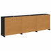Bufeturi cu sertar 3 pcs Stejar Artizanal 210 x 35,5 x 67,5 cm - WALTI WALTI