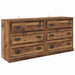 Bufeturi 2 pcs Lemn Vechi 70 x 35,5 x 67,5 cm Lemn compozit - WALTI WALTI